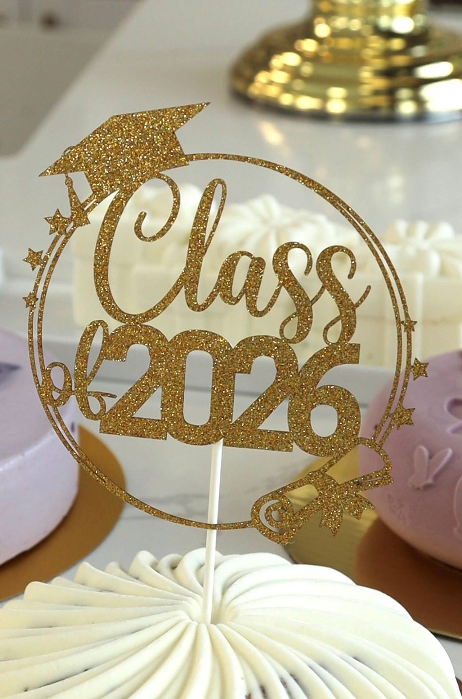 Graduation Kit add-on (Hat, Diploma, Class of 2026 sign)
