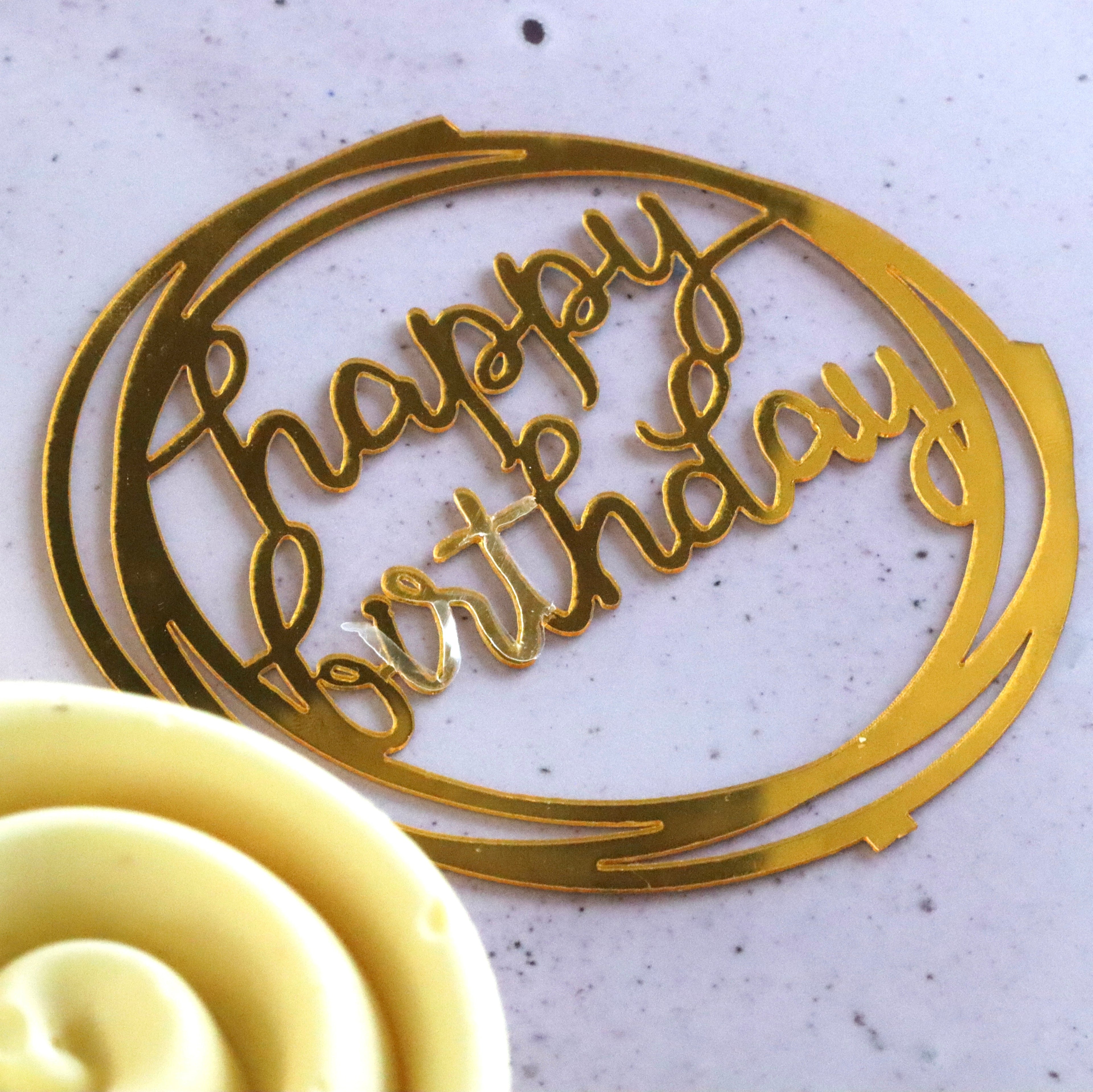 Happy Birthday add-on sign 1cont