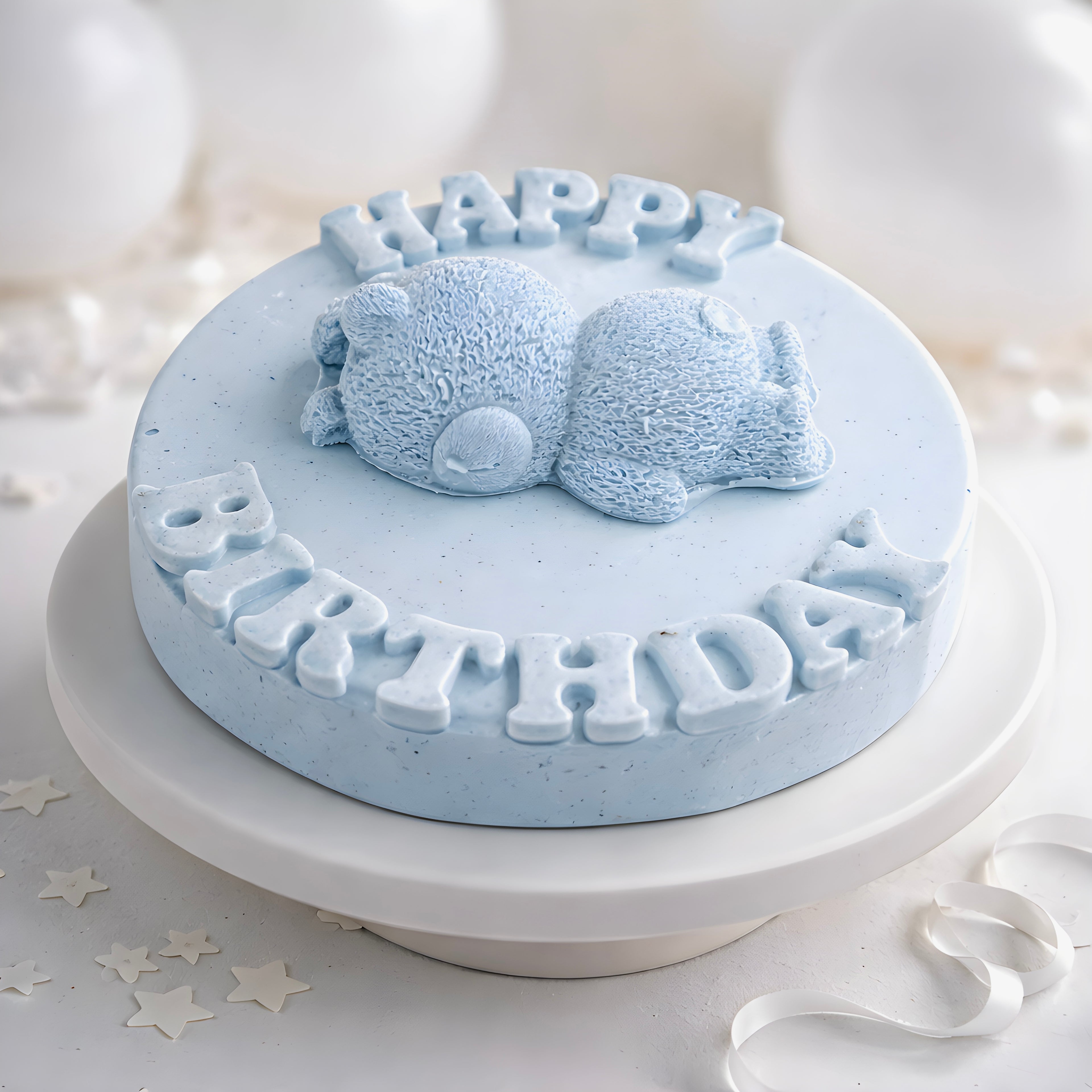 HAPPY BIRTHDAY SLEEPY TEDDY IN THE SKY (M)