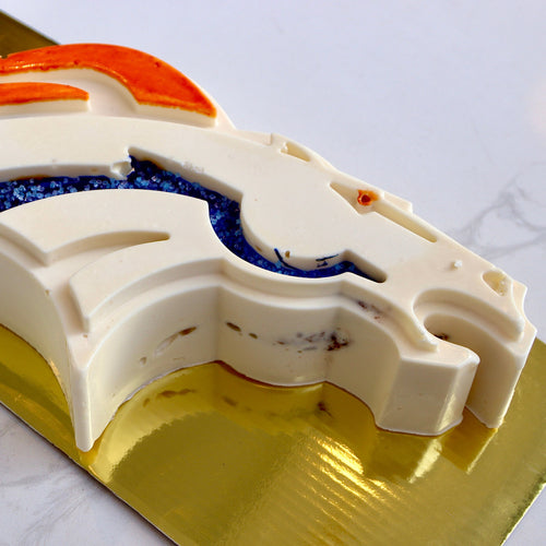 GO BRONCOS Ice Cream Cake (M)