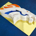 GO BRONCOS Ice Cream Cake (M)